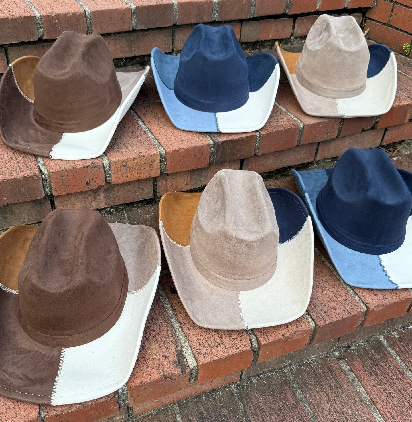 Patchland Suede Cowboy Hat - Accessorizmee