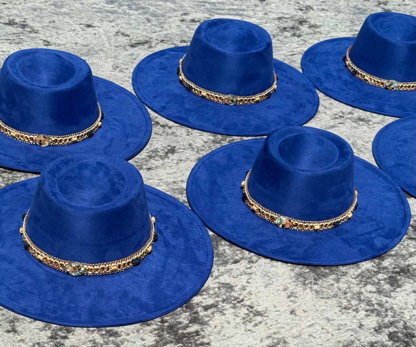 Royal Round Boater Brim Fedora Hat