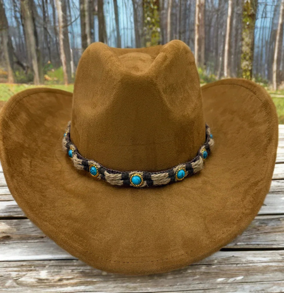 Wild Suede Cowboy Hat - Accessorizmee