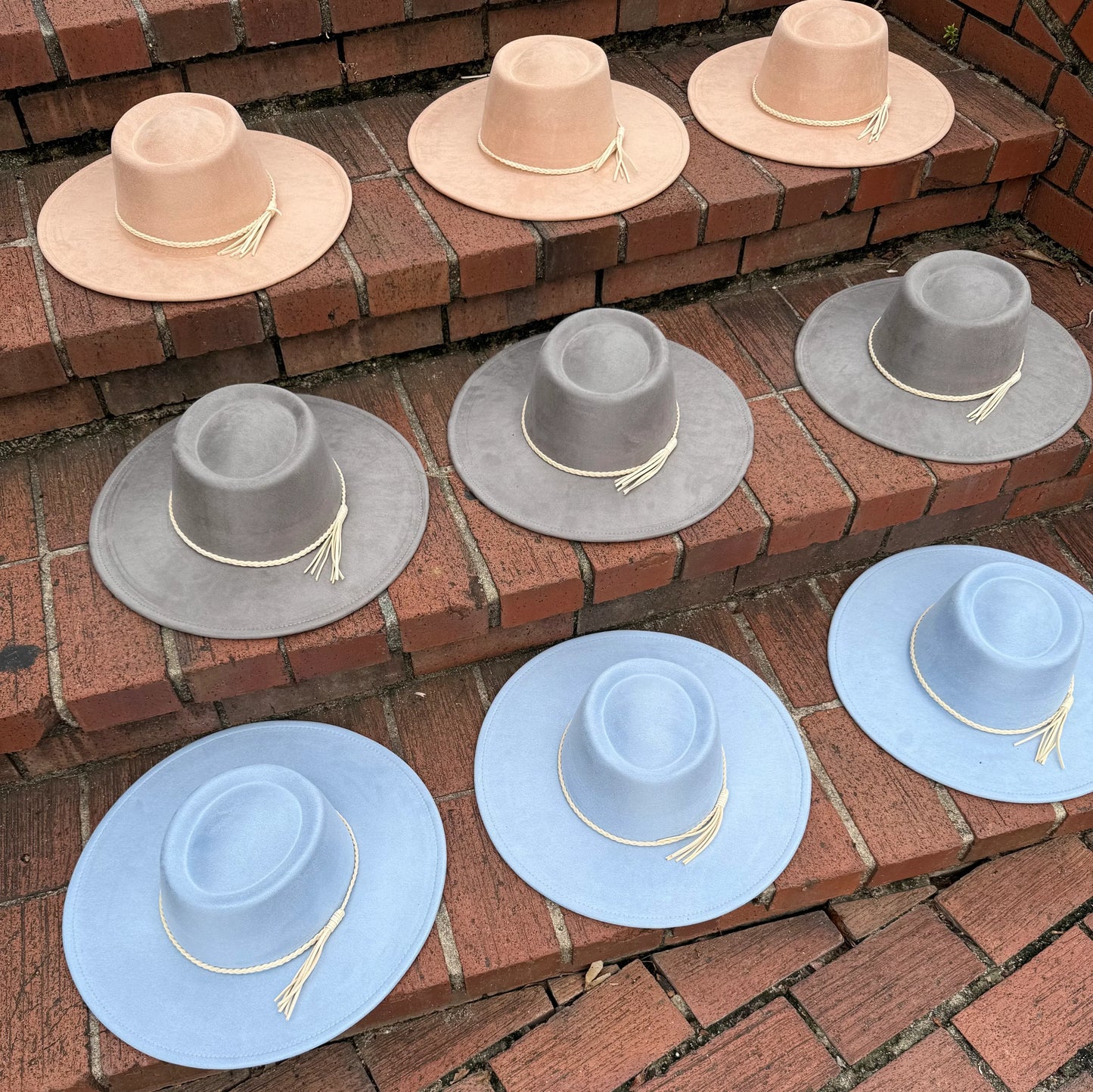 Vegan Suede Classic Wide Brim-Style Hat – Unisex ,Adjustable & Stylish Suitable for Pyrography, Laser Engraving - Accessorizmee