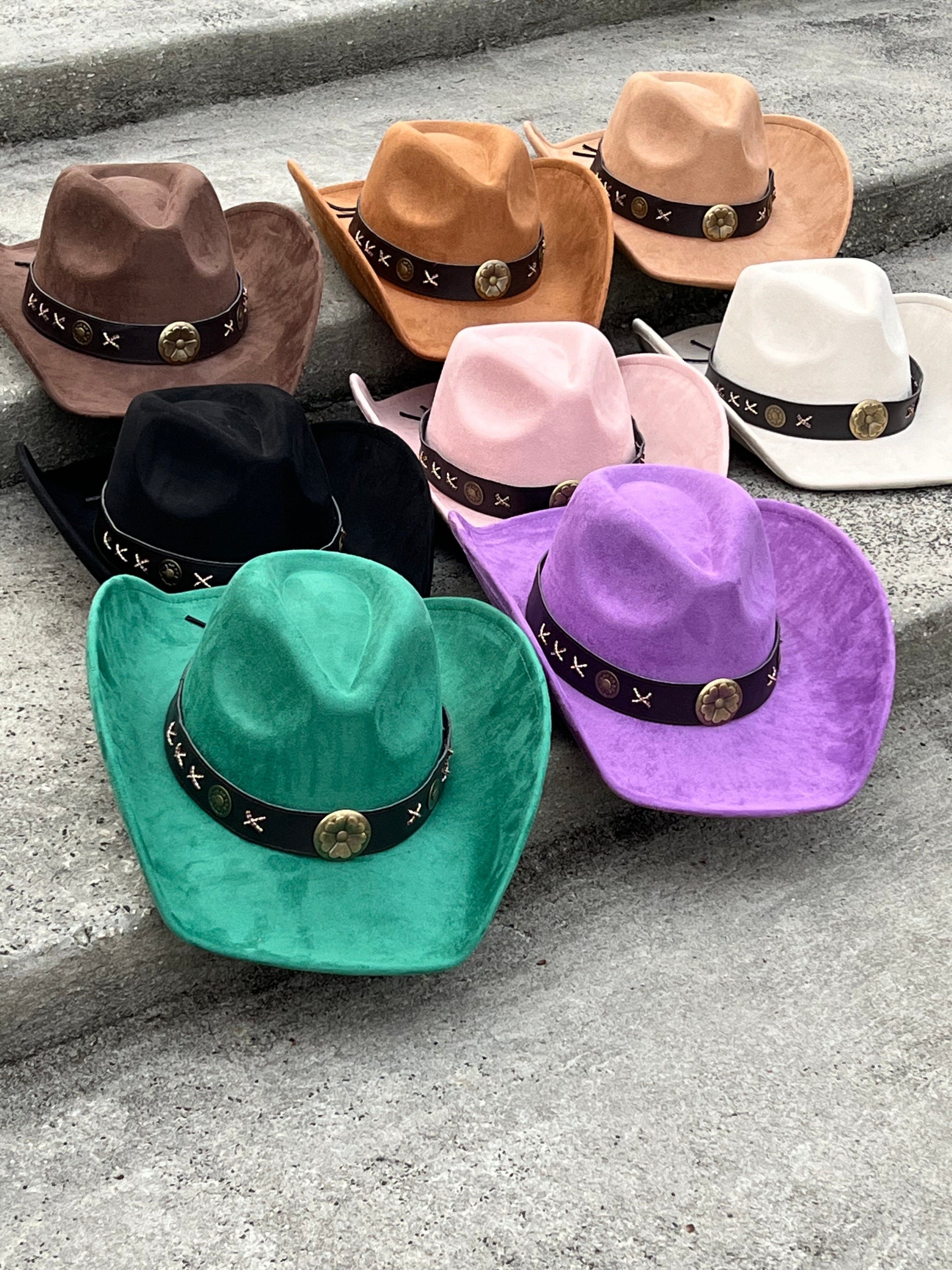 Western Suede Cowboy Hat - Accessorizmee