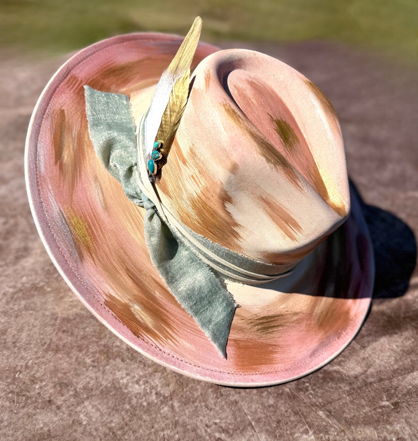Custom handcrafted Solar Fedora Hat