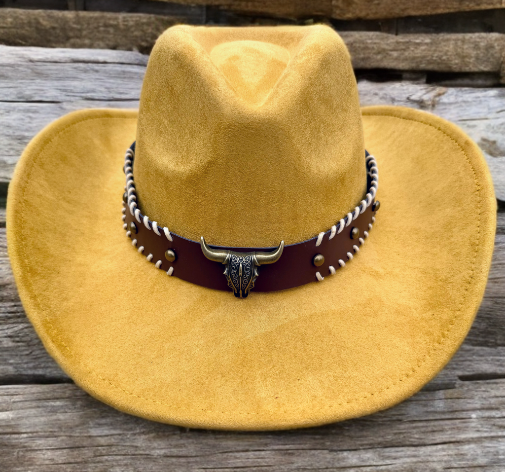 Ruff Ride Premium Suede Cowboy Hat - Elegant Design for a Classic Look