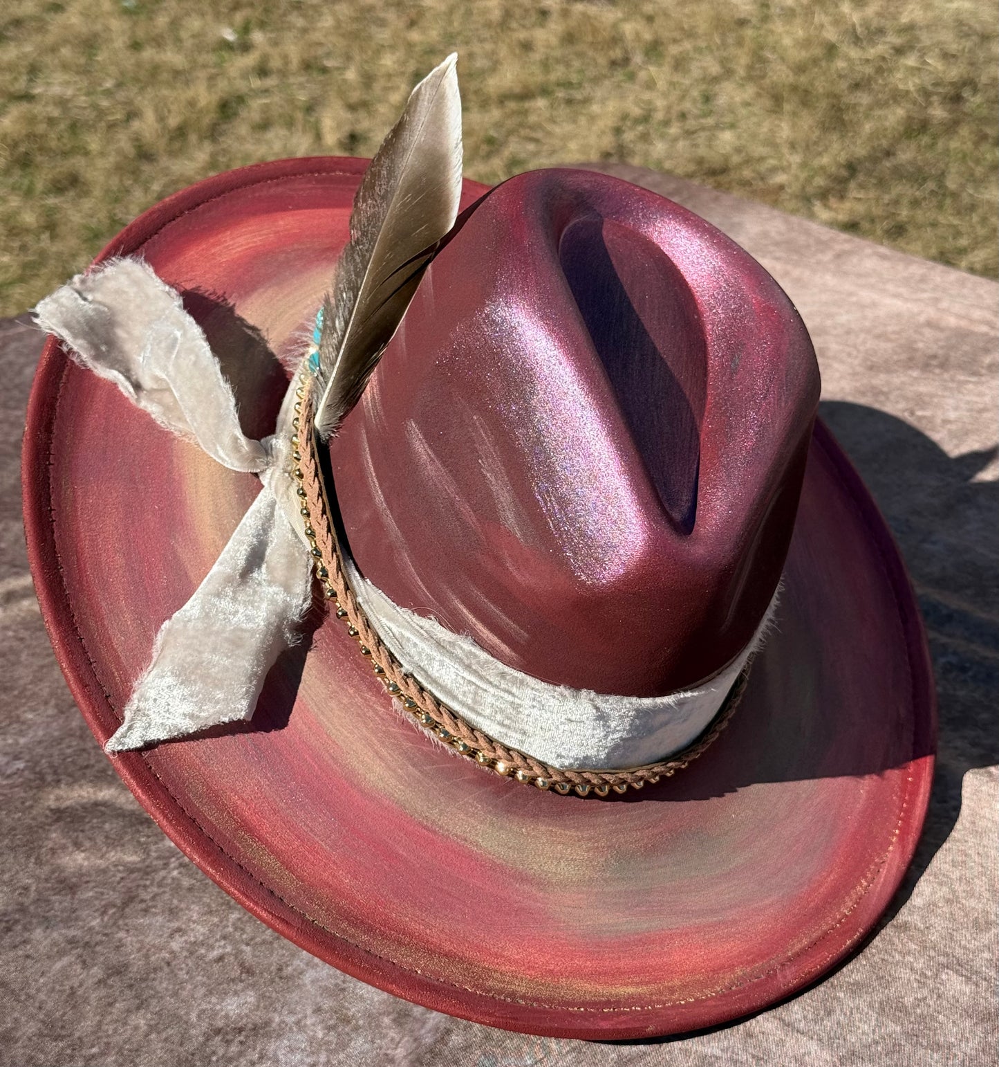 Custom handcrafted Galaxmist Fedora Hat