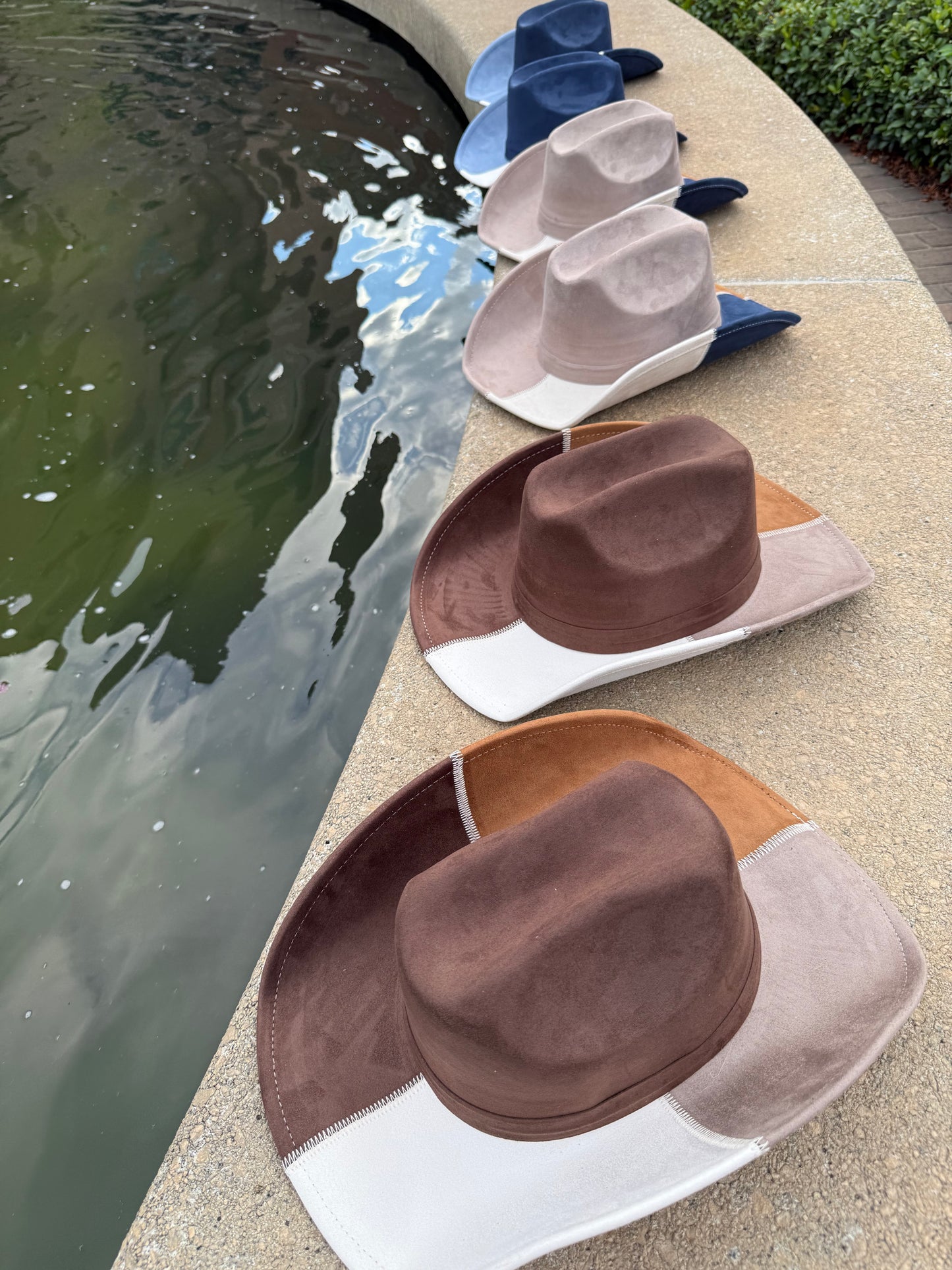 Patchland Suede Cowboy Hat - Accessorizmee