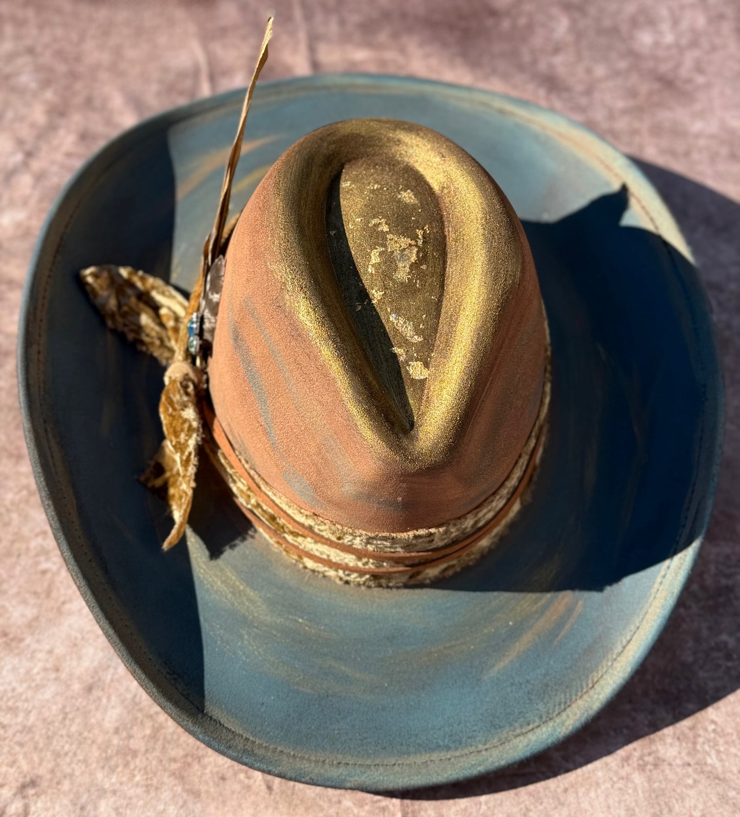 Goldrush Custom Handcrafted Cowboy Hat