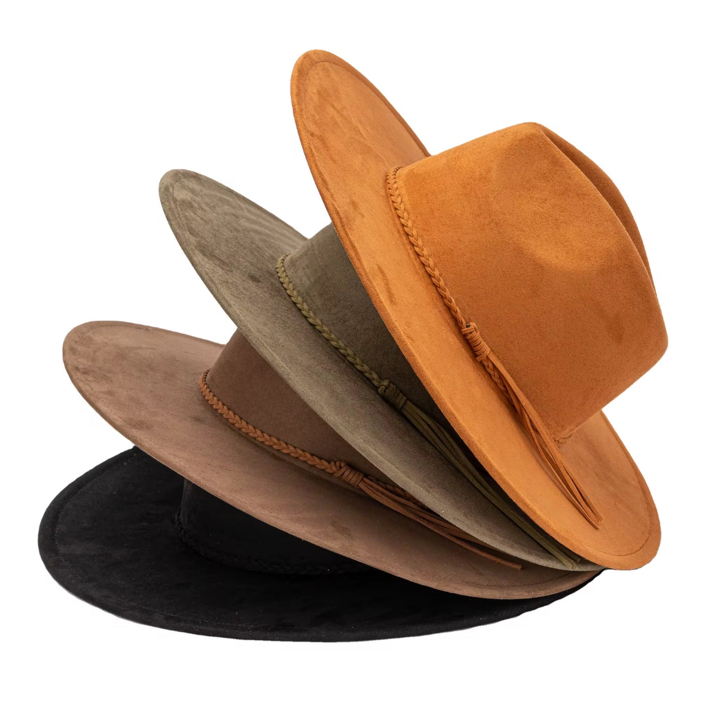Vegan Suede Hat Blank, Hat for Burning, Hat Pyrography, Fedora Hat, Wide Brim Hat, Hat for Engraving