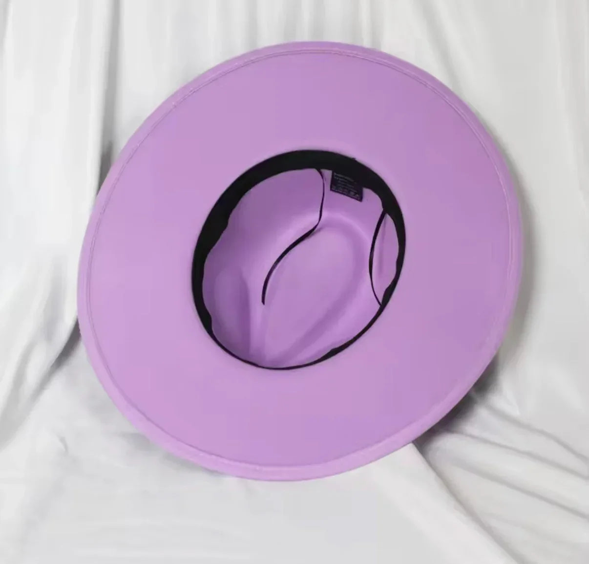 Luxury Fedora Hat-lavender gold