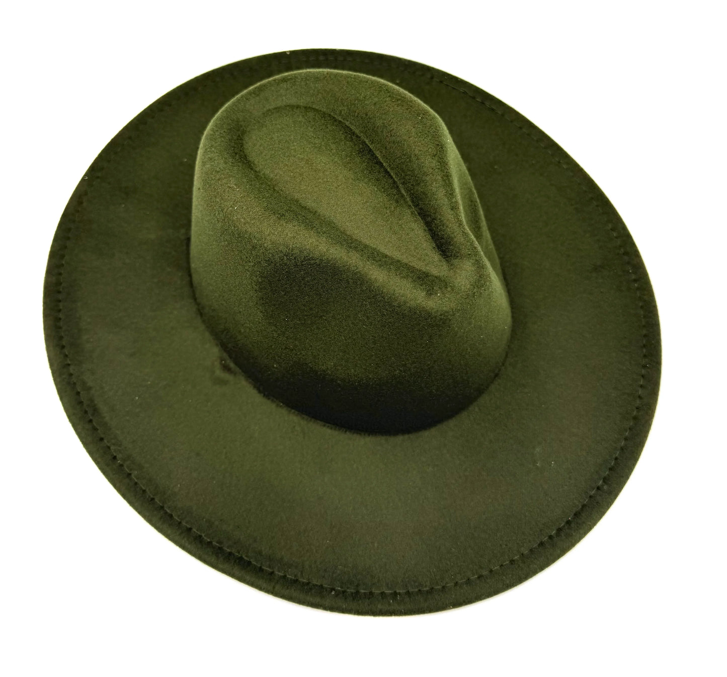 Defective Olive green large brim - Accessorizmee