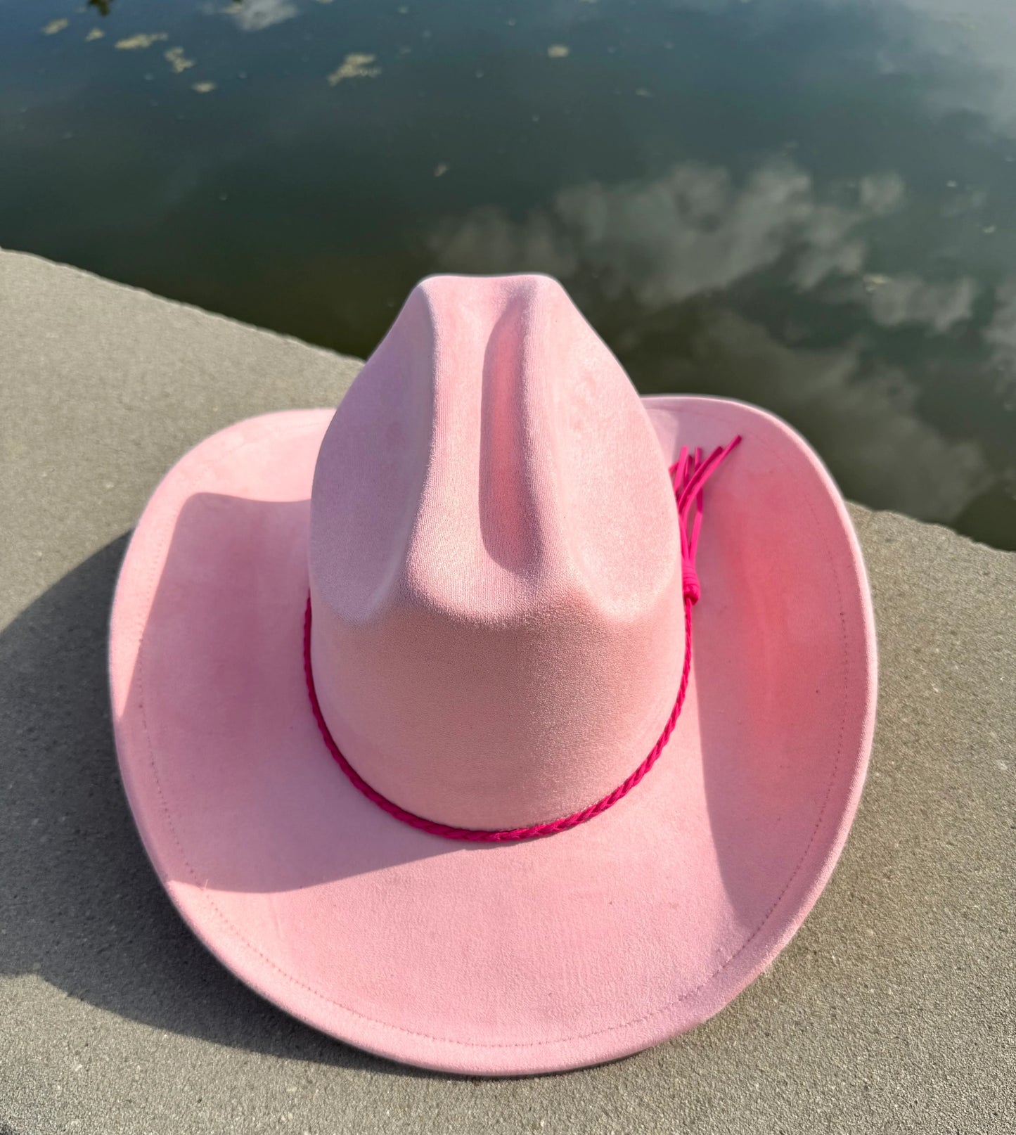 Vegan Suede Cowboy Hat Solid, Solid Cowboy Hat for Burning,, Rancher Hat, Wide Brim Hat, Hat for customization - Accessorizmee