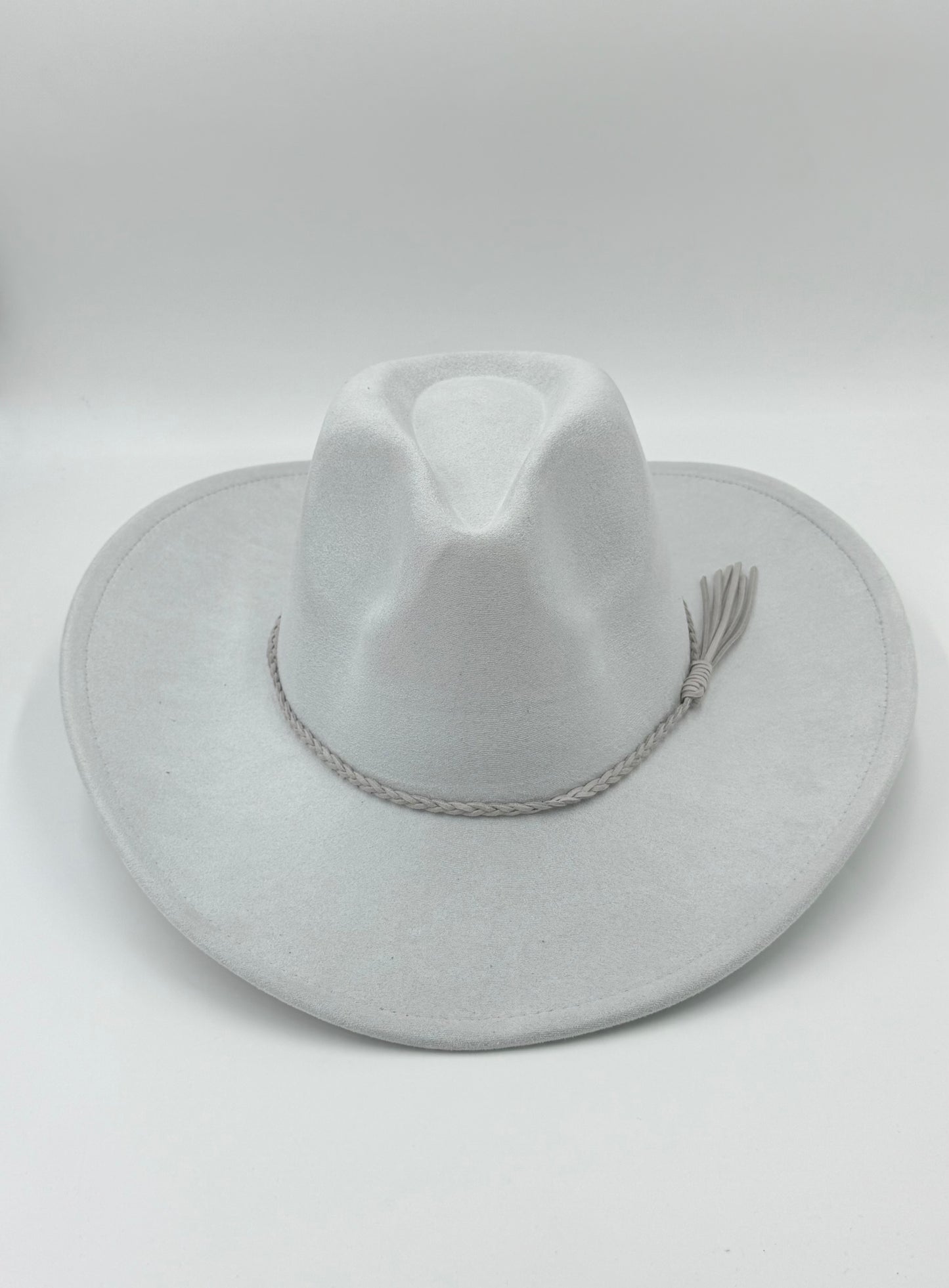 Vegan Suede Cowboy Defective Hat - Accessorizmee