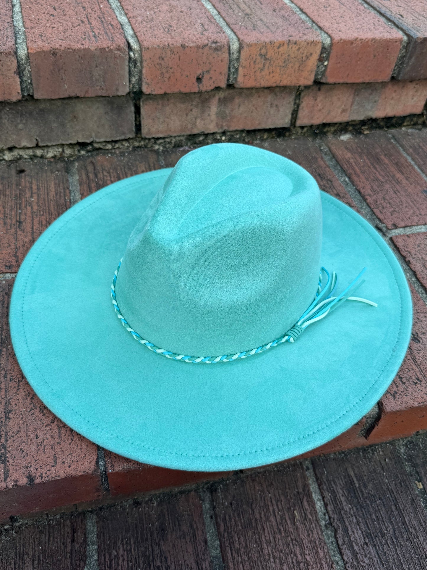 Vegan Suede Classic Wide Brim-Style Hat – Unisex ,Adjustable & Stylish Suitable for Pyrography, Laser Engraving - Accessorizmee