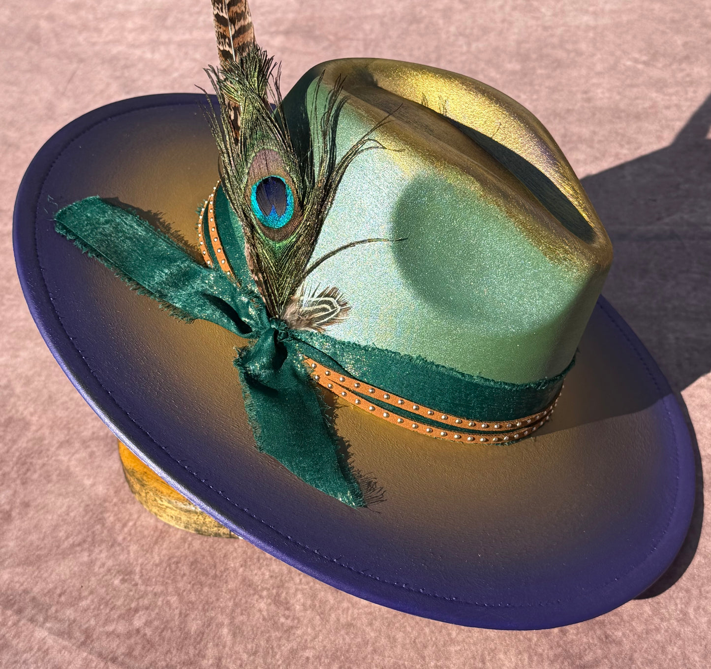 Custom Mardi Rex Fedora Hat