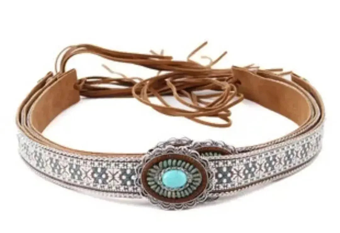 Fedora Accessory Band-Turquoise - Accessorizmee