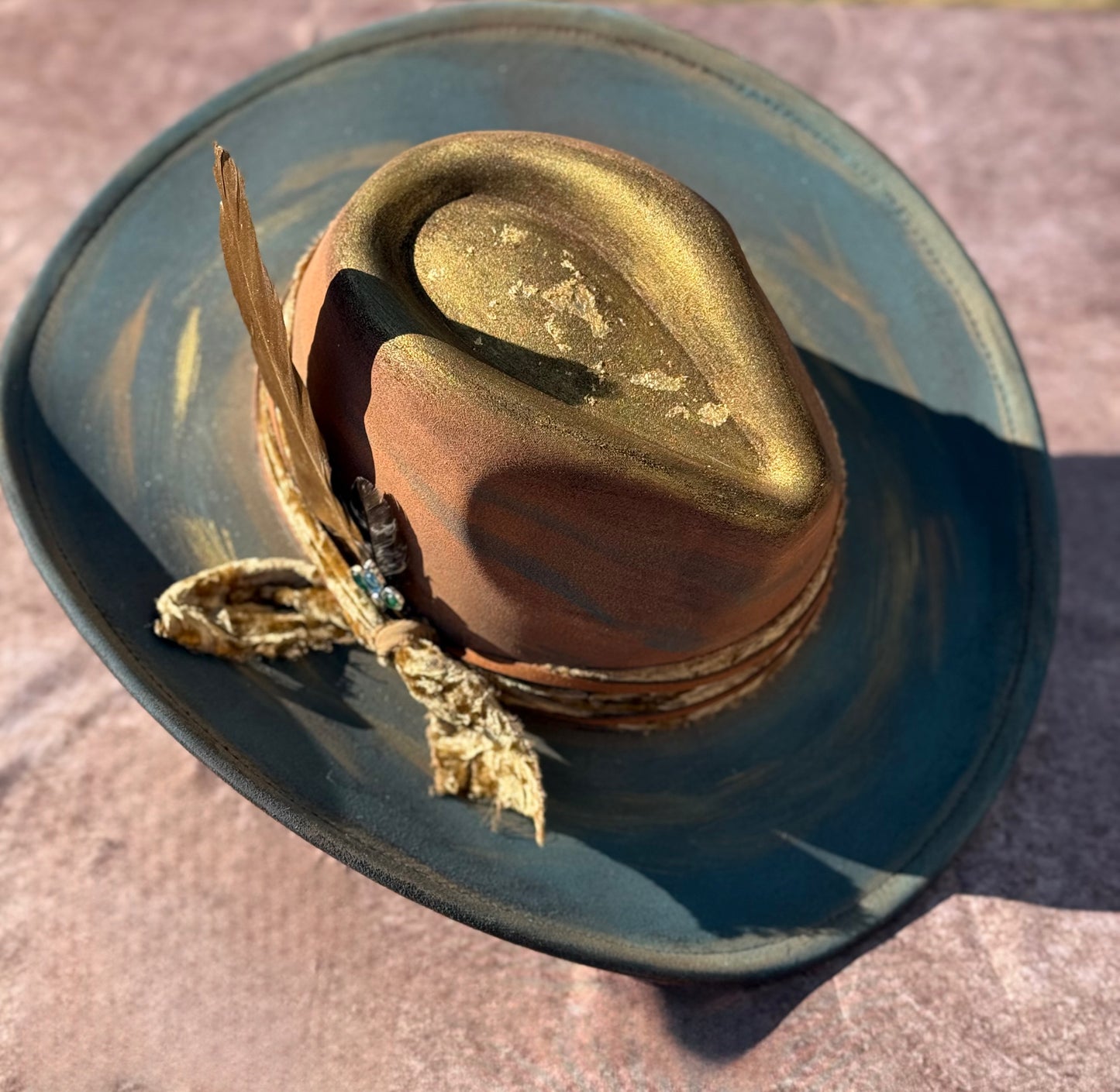 Goldrush Custom Handcrafted Cowboy Hat