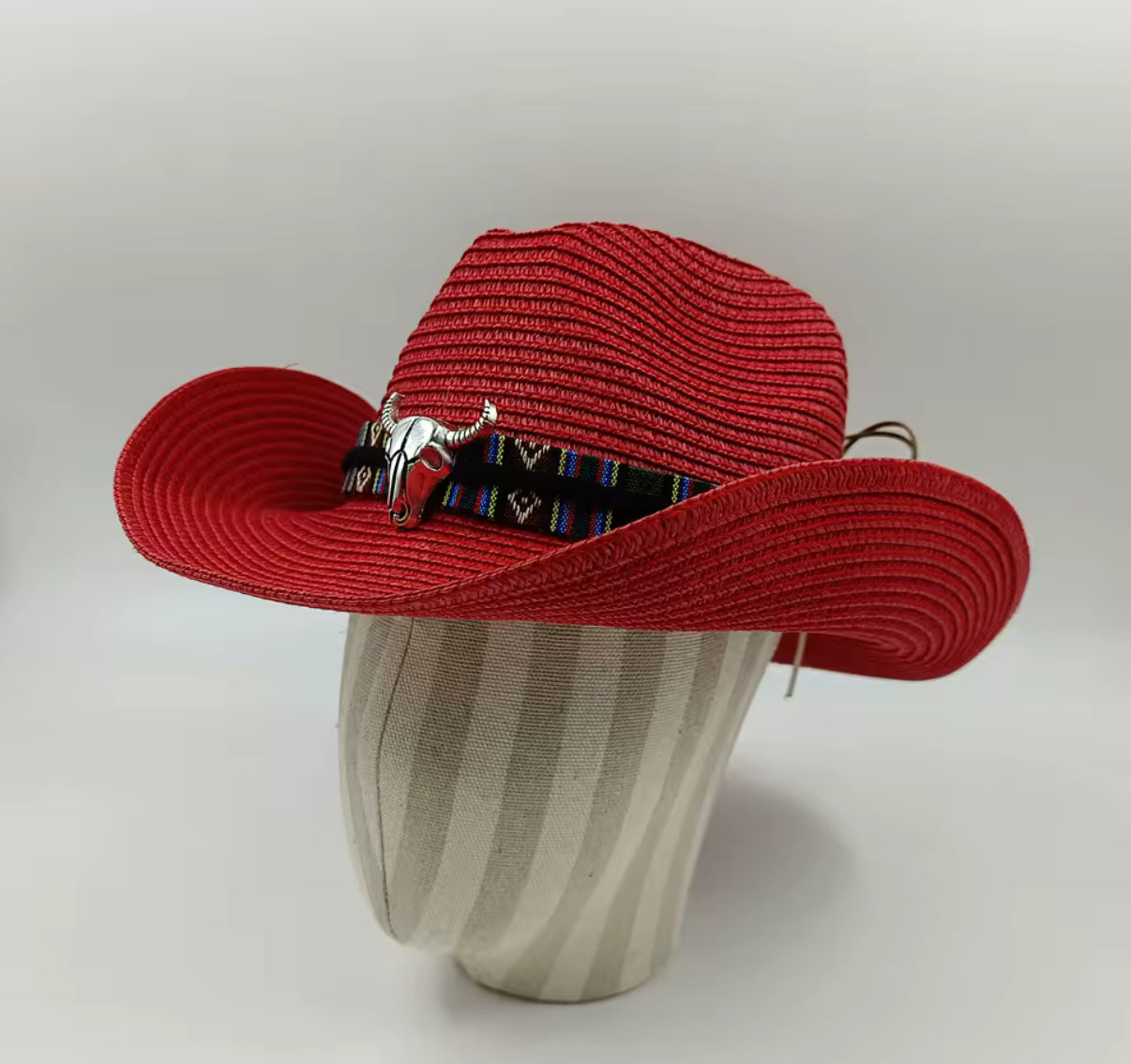 Cowboy Fire Straw Hat - Accessorizmee