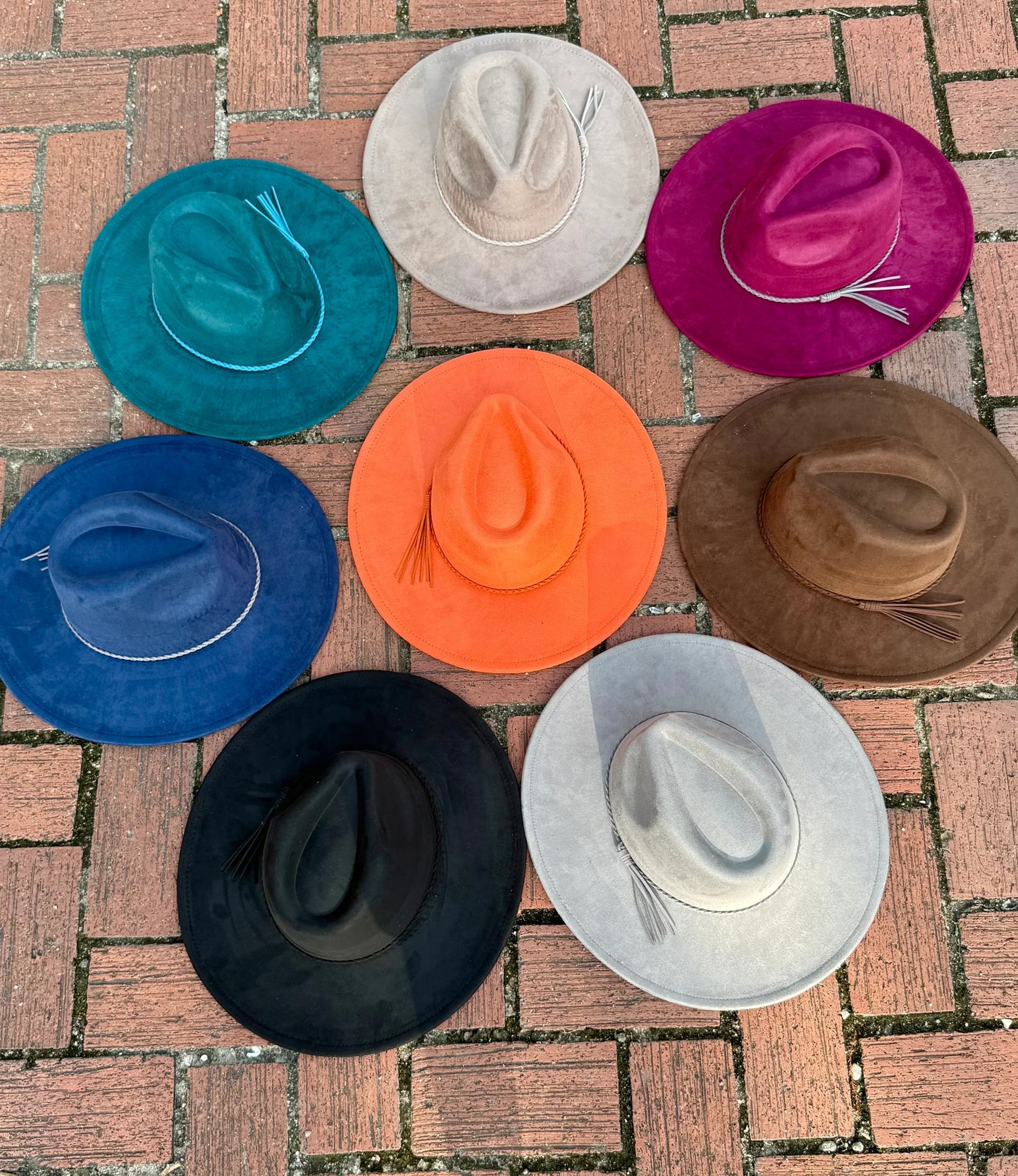 Twistme Suede wide brim Fedora - Accessorizmee