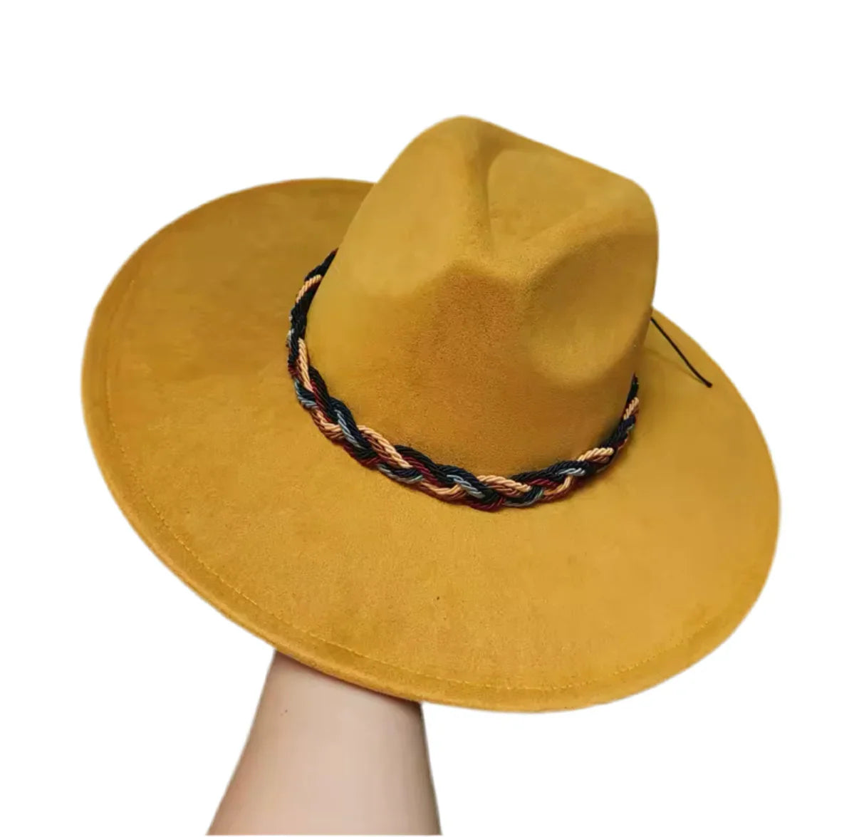Twistme Suede wide brim Fedora