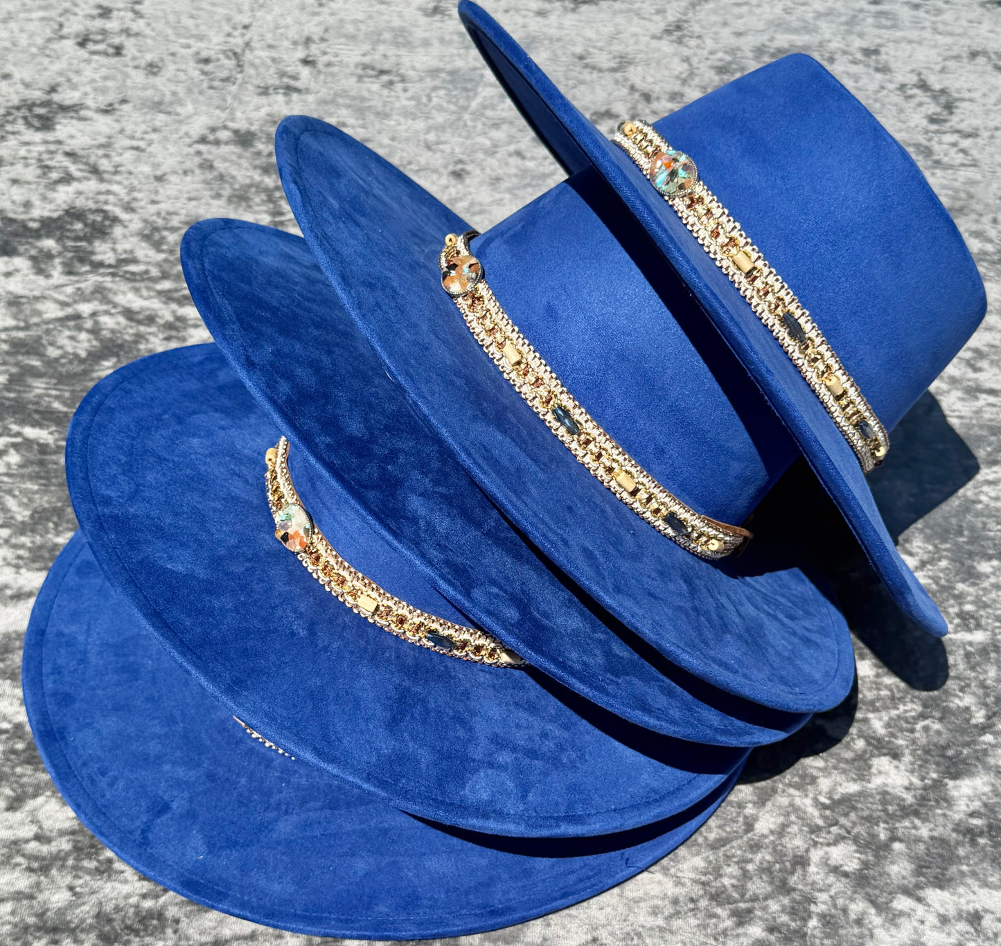 Royal Round Boater Brim Fedora Hat
