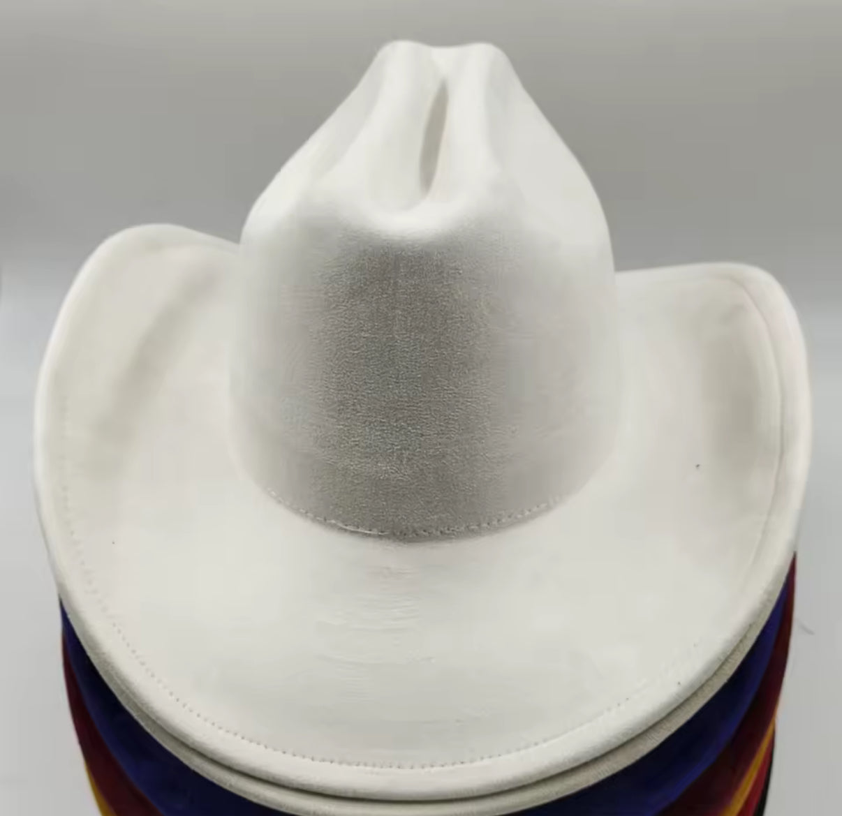 Premium Suede Cowboy Hat - Adjustable Straps Inside, Unisex Design, Size 56-58cm, Western Style, Fashionable & Functional, Shipped in a Box - Accessorizmee