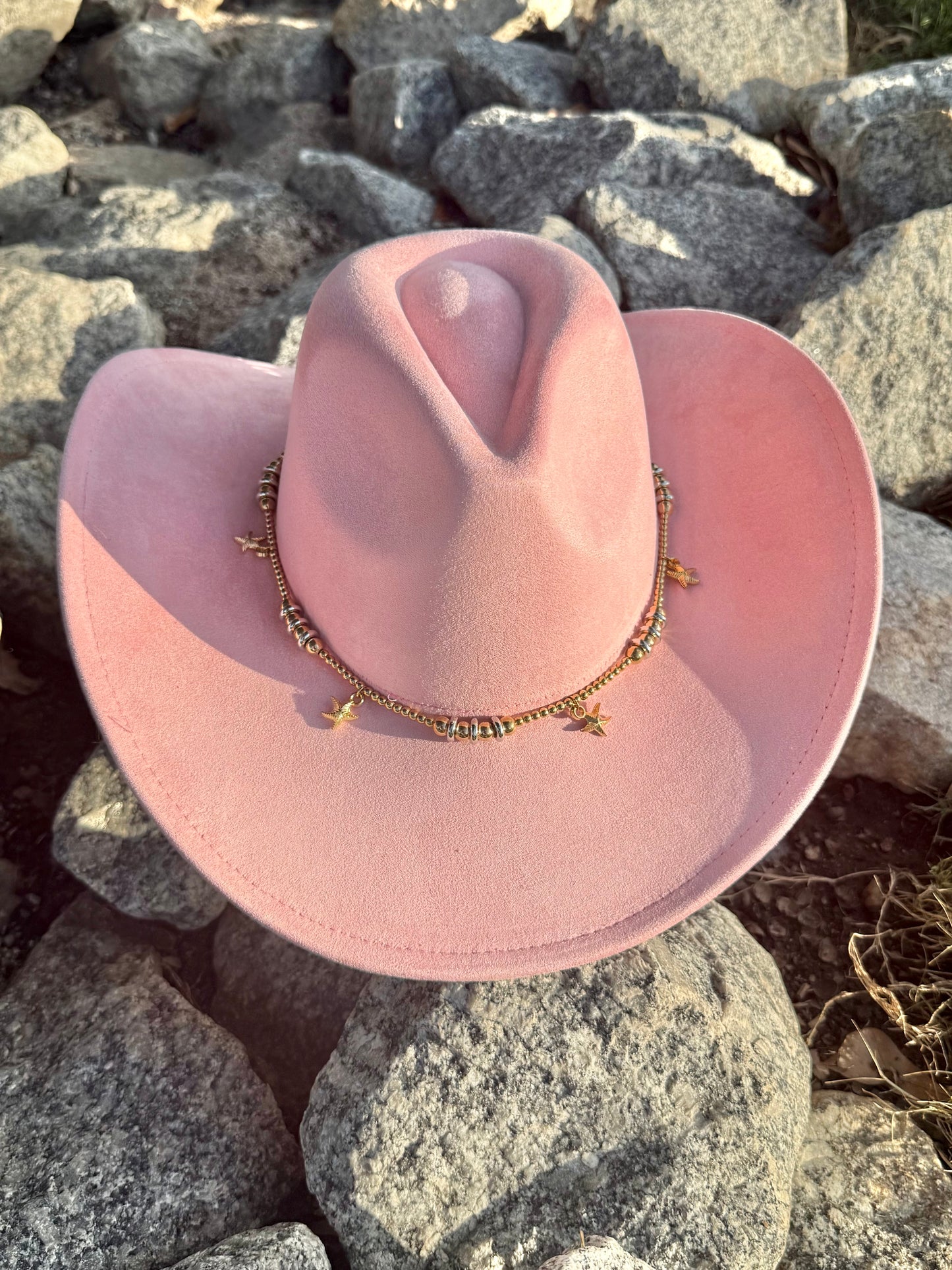 Premium Suede Cowboy Hat - Adjustable Straps Inside, Unisex Design, Size 56-58cm(S-L), Western Style, Great for Burning,