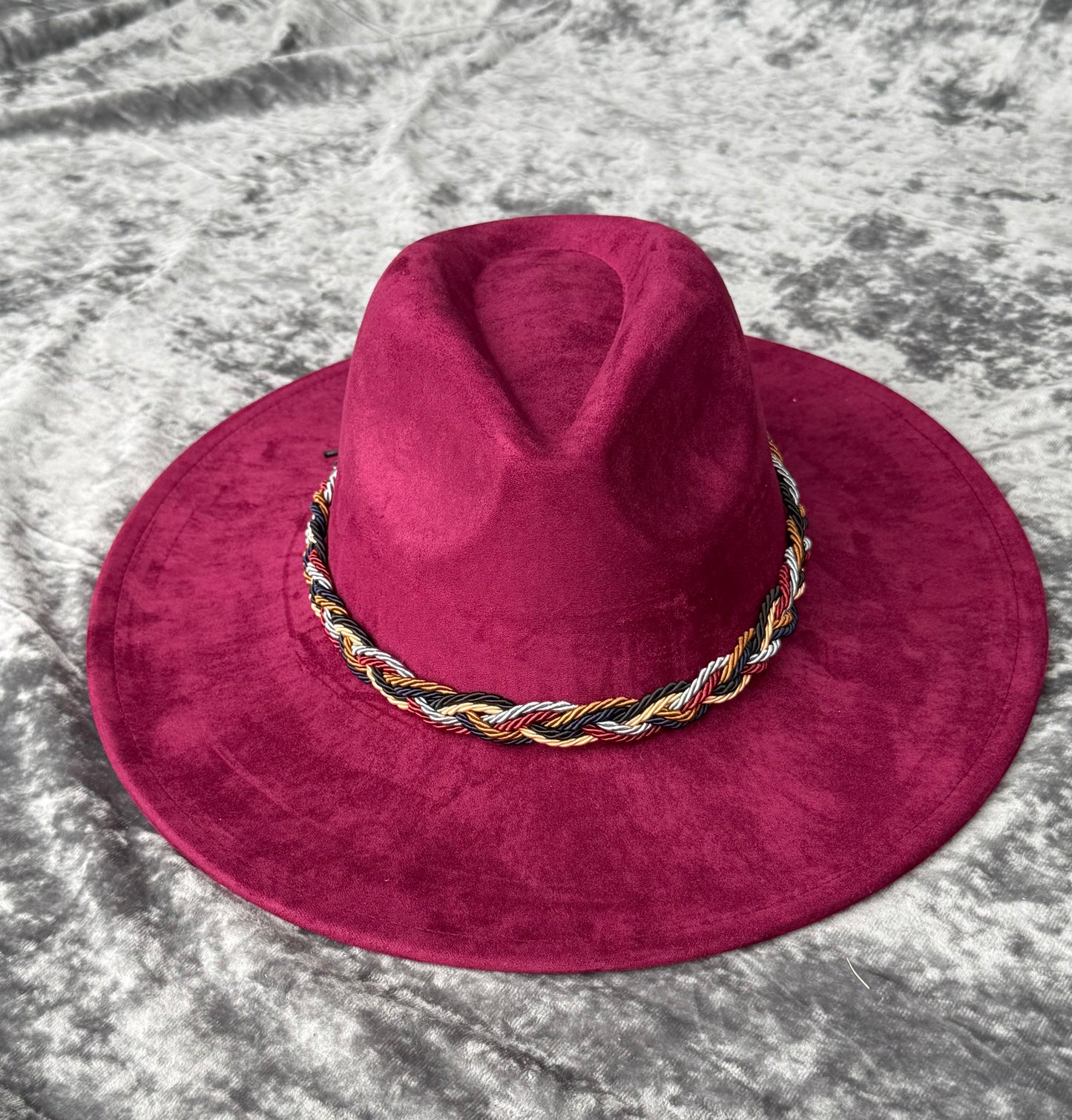 Twistme Suede wide brim Fedora - Accessorizmee