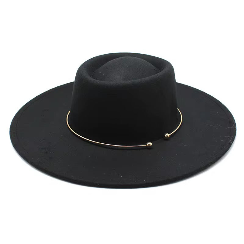 Round Radiant Widebrim Fedora- Yellow