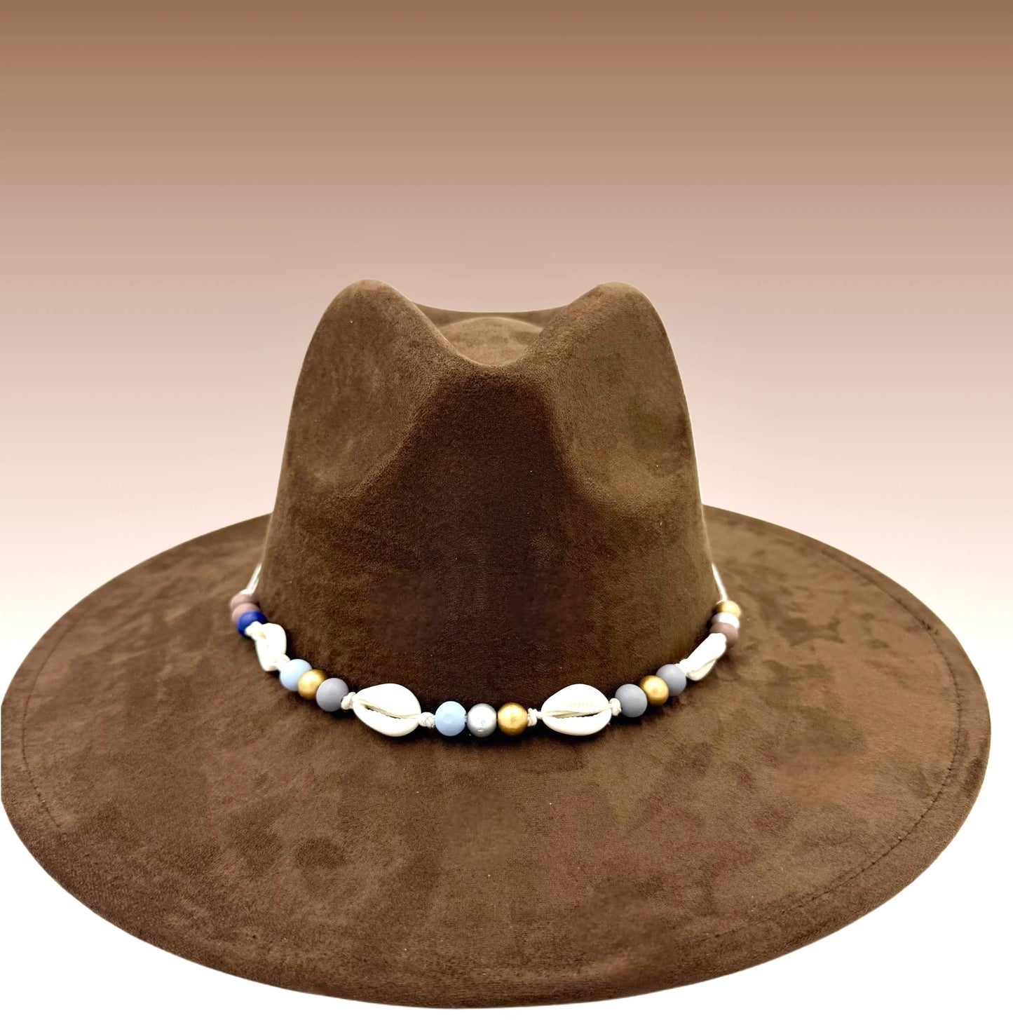Shelled Suede Fedora - Accessorizmee