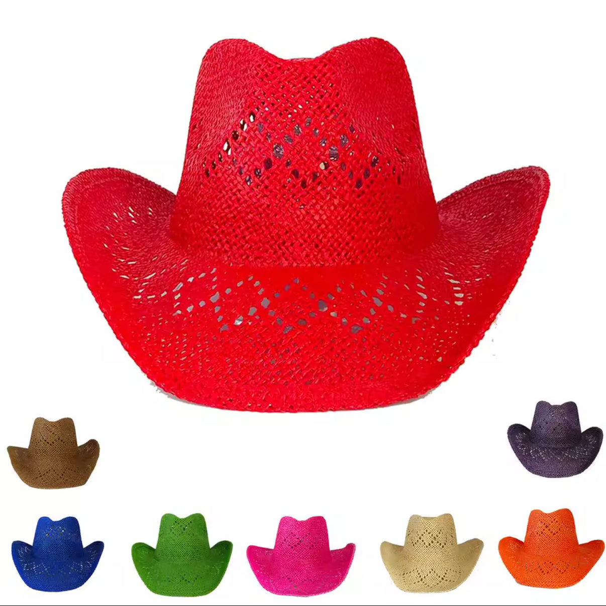 Relaxed Straw Cowboy Hat