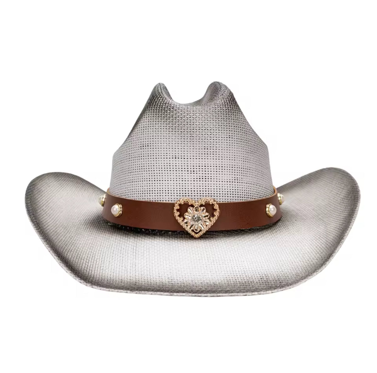 Southern Straw Diamond Cowboy Hat Hand-Woven Diamond Design Adjustable Straps 56-58cm Natural Grass Riffia Seagrass Sun Protection Western Style Unisex
