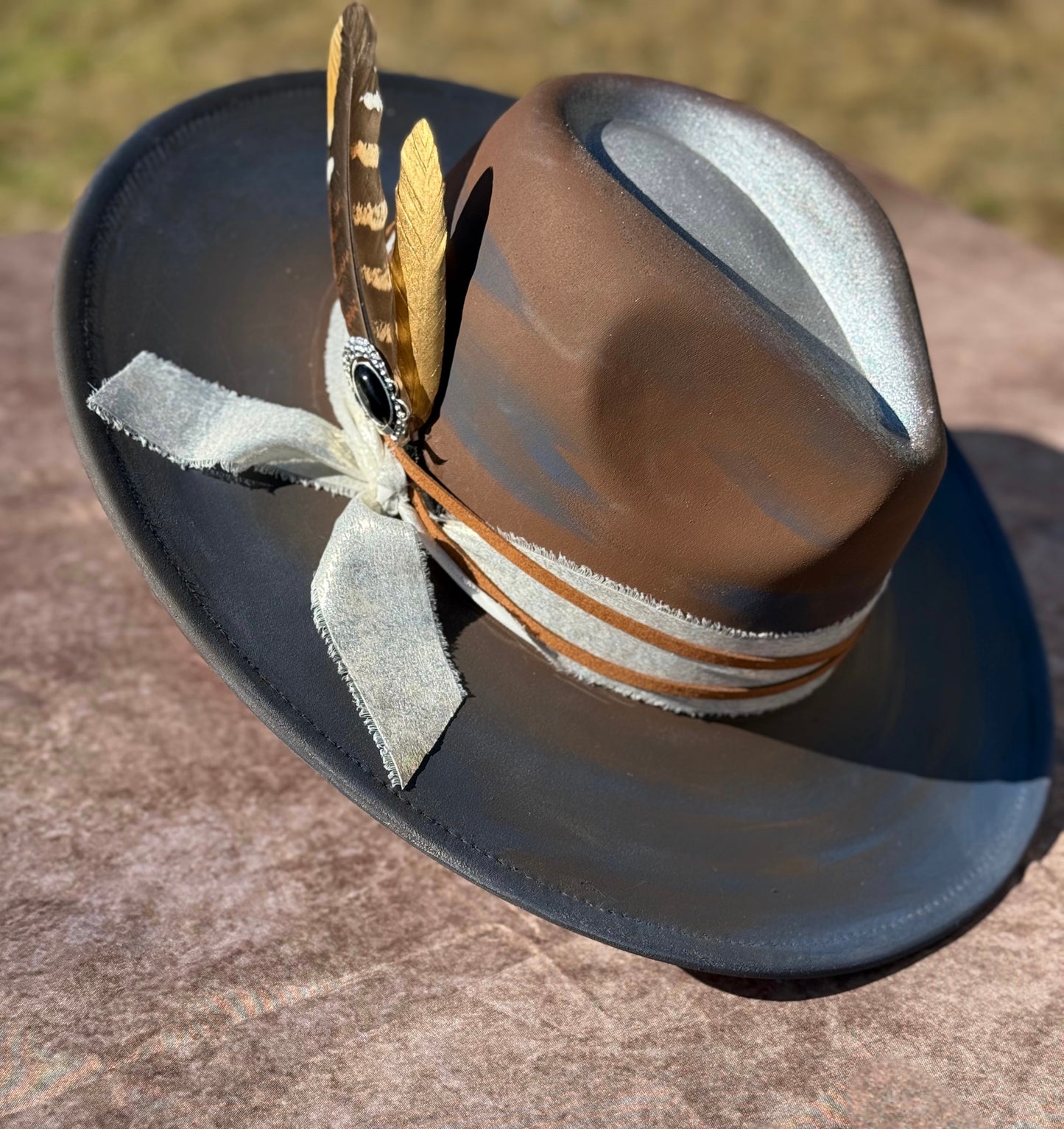Custom handcrafted Helix Fedora Hat - Accessorizmee