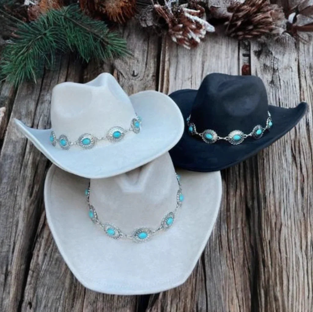 Flare premium Suede Cowboy Hat - Accessorizmee