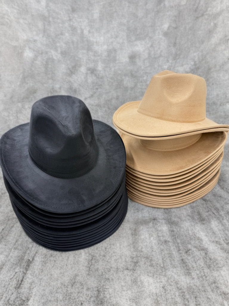 Kids Vegan suede cowboy style Hat - Accessorizmee