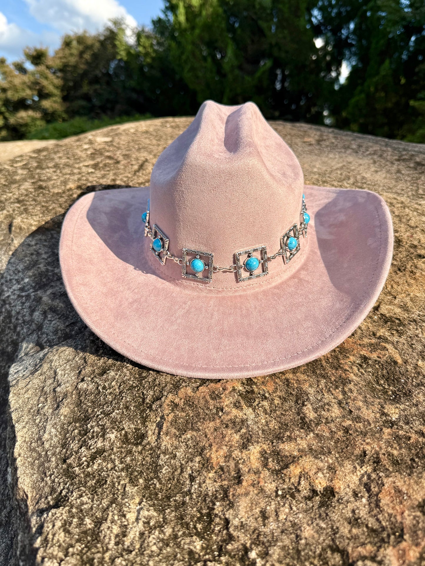 Premium Parly Suede pinched Cowboy Hat