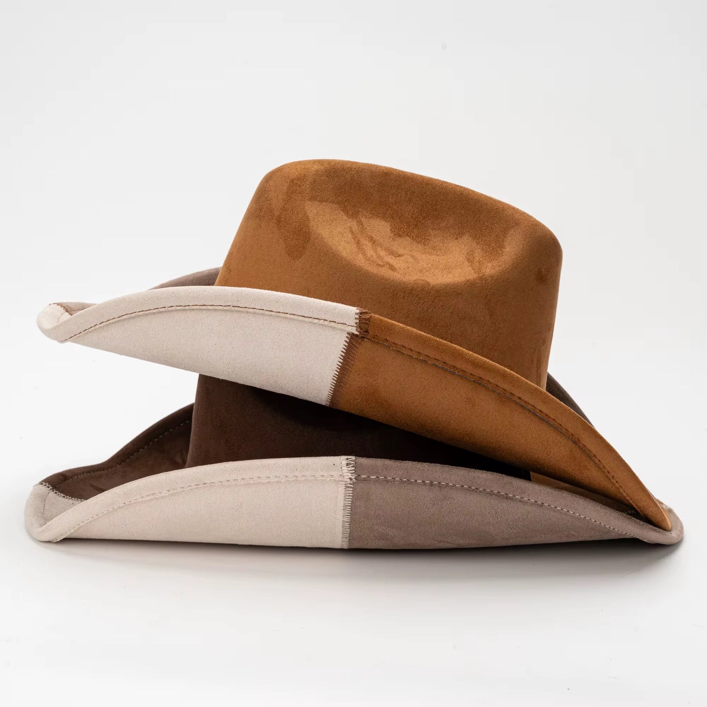 Patchland Suede Cowboy Hat - Accessorizmee