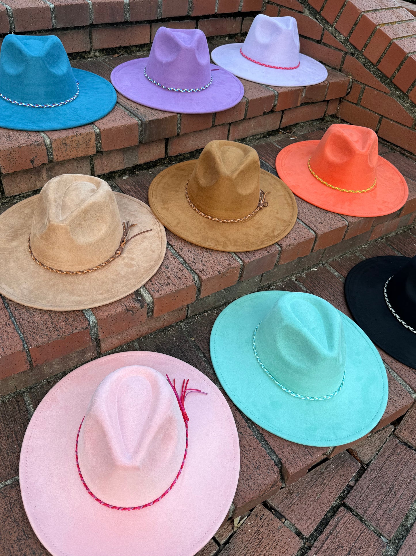 Vegan Suede Classic Wide Brim-Style Hat – Unisex ,Adjustable & Stylish Suitable for Pyrography, Laser Engraving - Accessorizmee