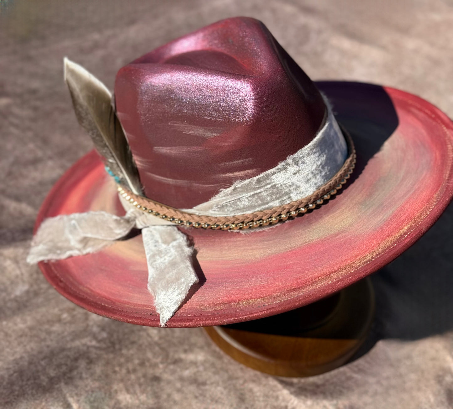 Custom handcrafted Galaxmist Fedora Hat