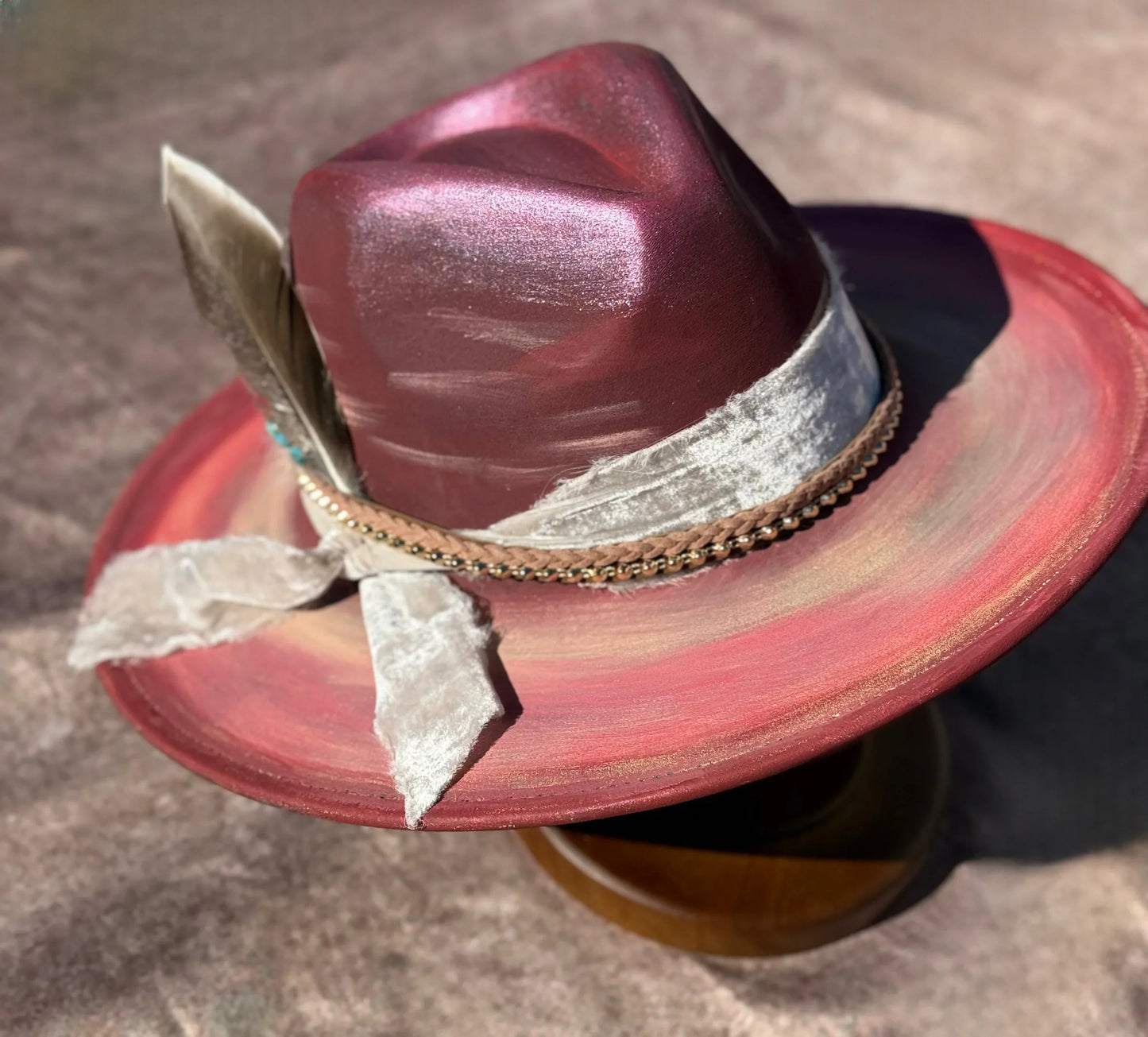 Custom handcrafted Galaxmist Fedora Hat - Accessorizmee