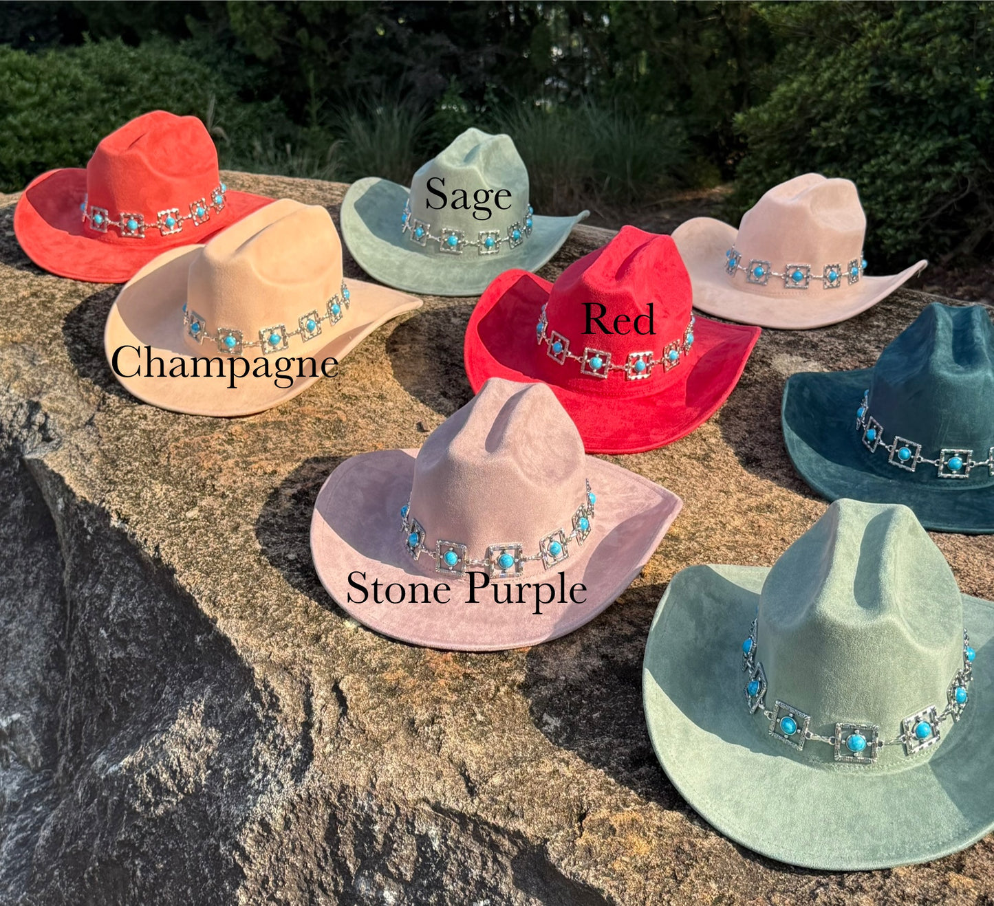 Premium Parly Suede pinched Cowboy Hat