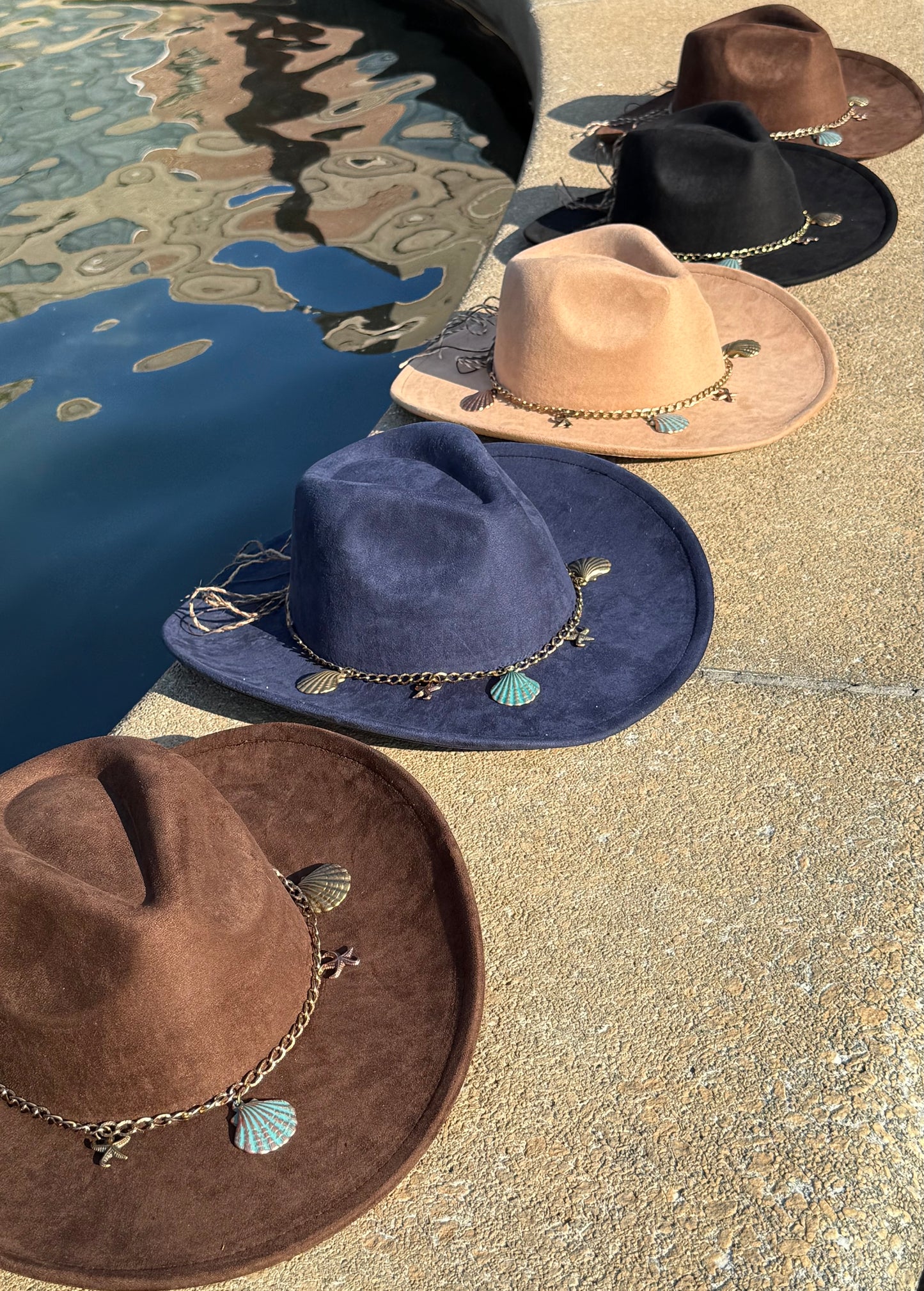 Shelled Suede Cowboy Hat