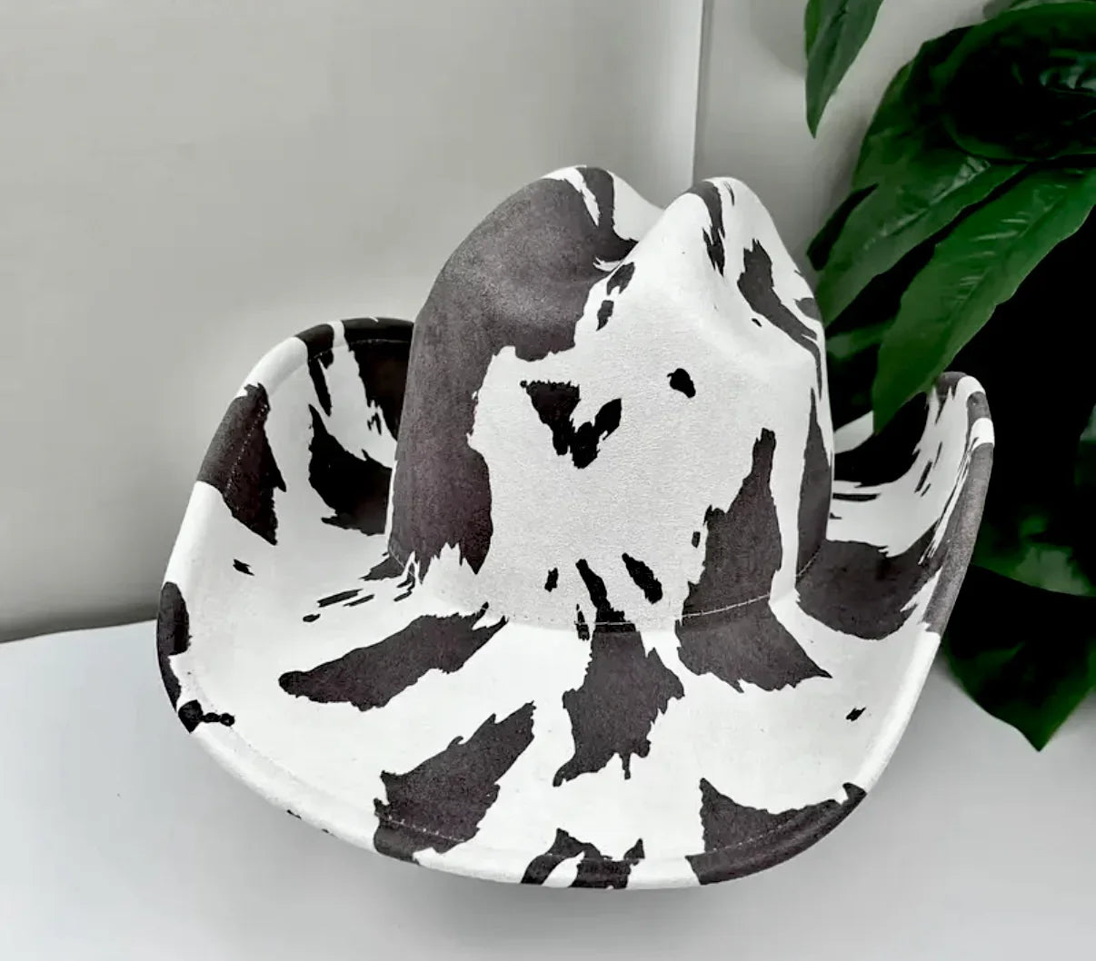 Cow print -premium Suede Cowboy Hat - Accessorizmee