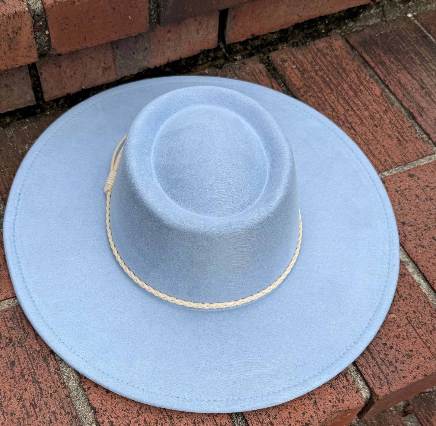 Vegan Suede Classic Wide Brim-Style Hat – Unisex ,Adjustable & Stylish Suitable for Pyrography, Laser Engraving - Accessorizmee