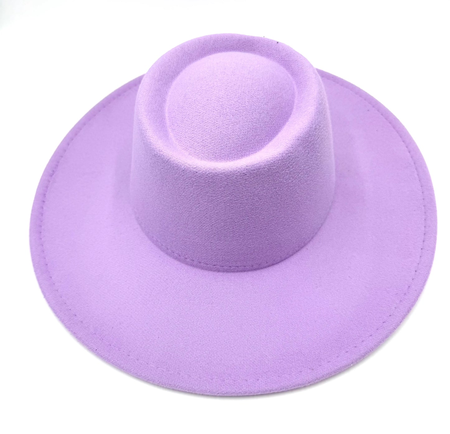 Defective Round lavender purple widebrim - Accessorizmee