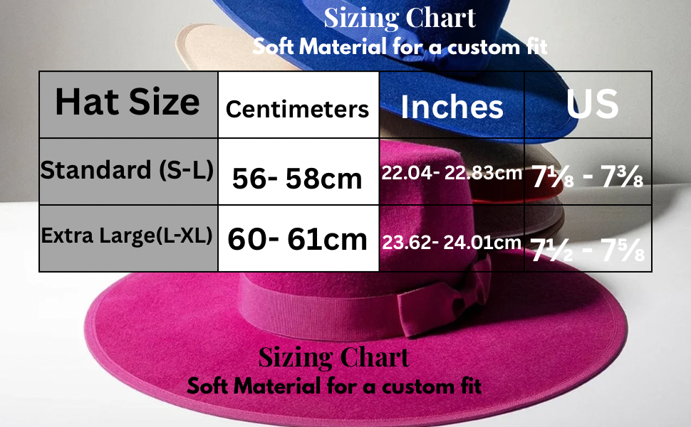 Relaxed premium Suede Premium Suede Cowboy Hat XL - Adjustable Fedora Style Rodeo Hat for Men & Women 60-61cm Size with 10cm Brim & 12cm HeightHat( XL)