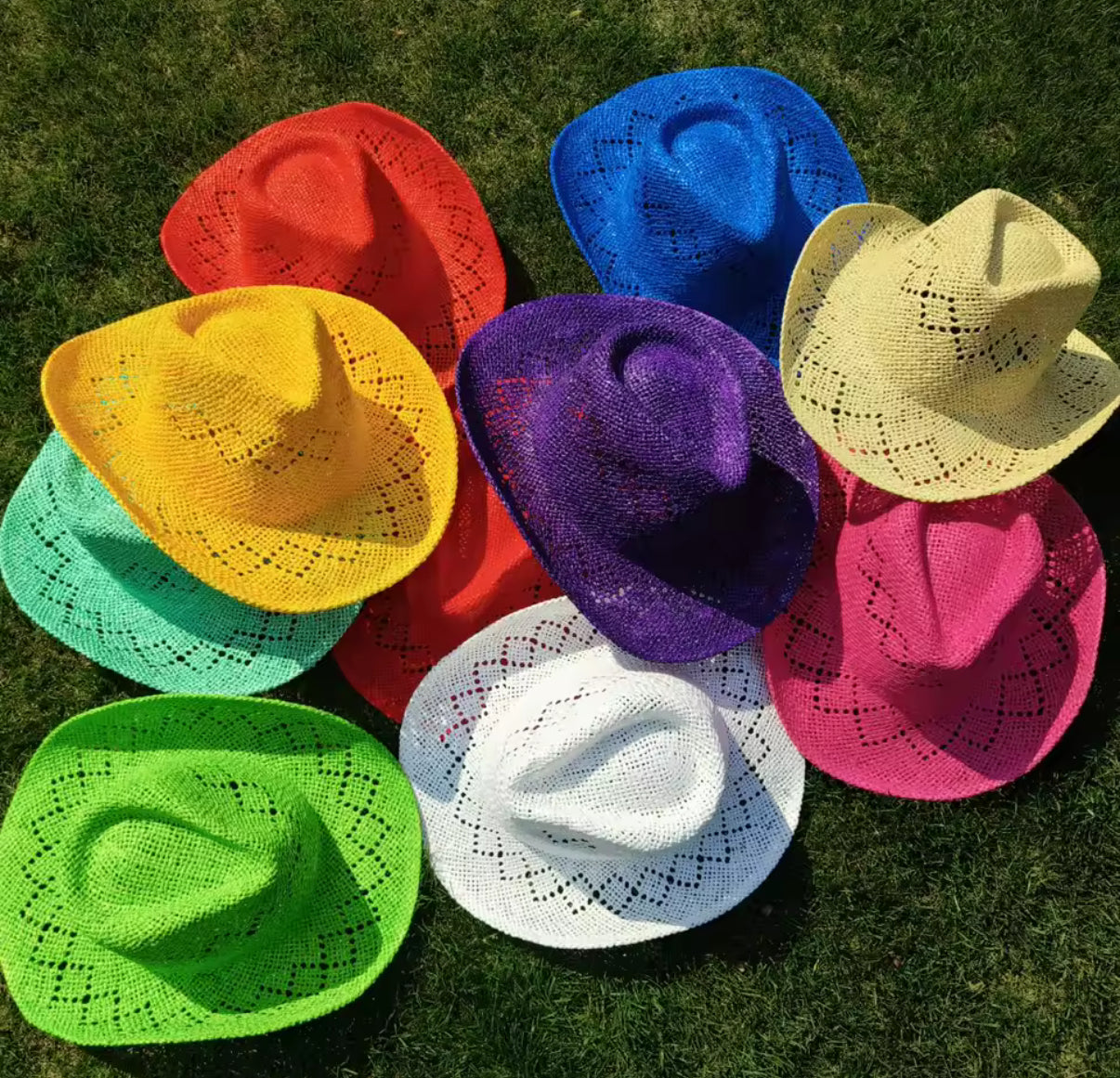 Relaxed Straw Cowboy Hat - Accessorizmee