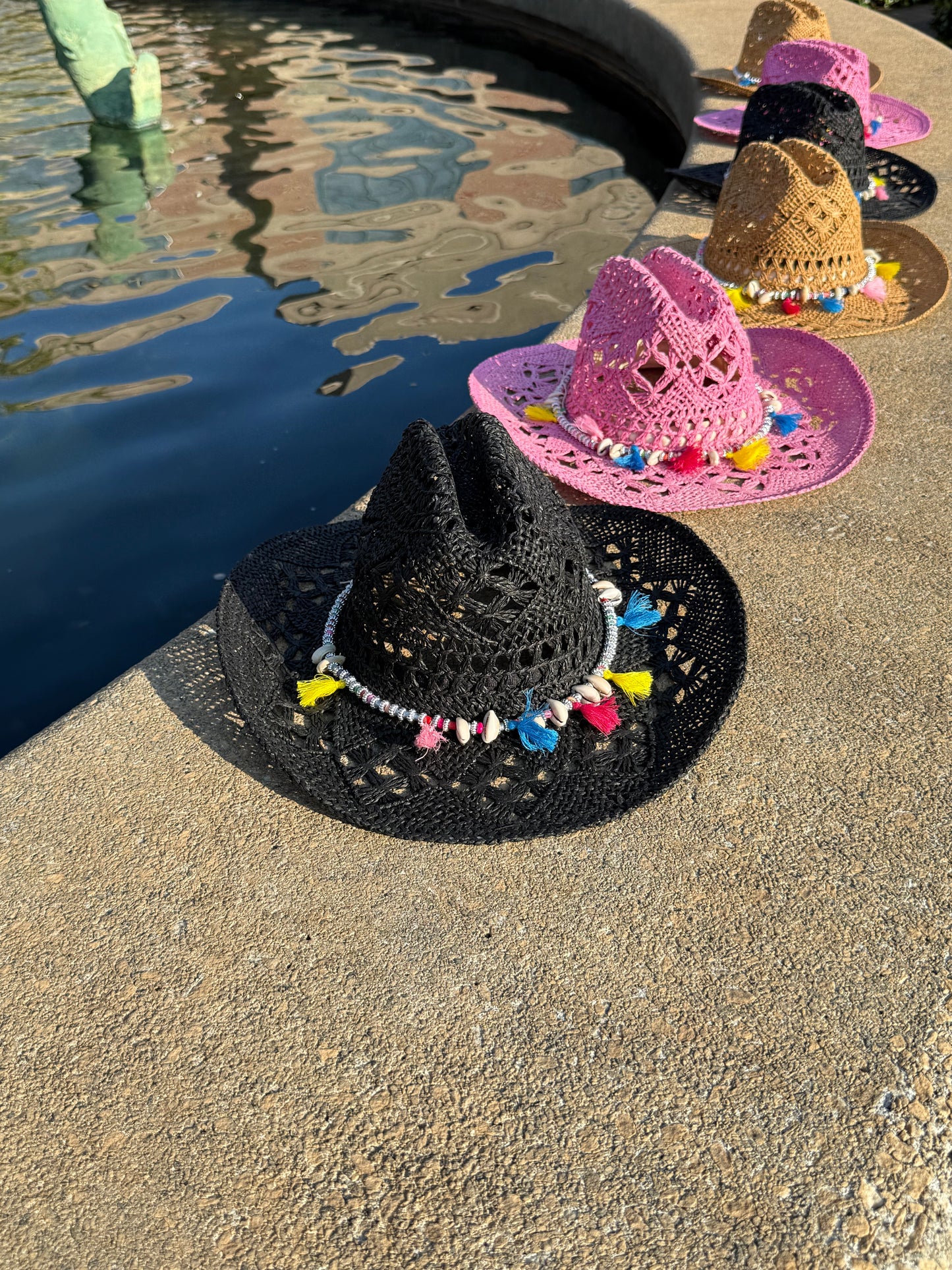 Spring Hand Woven Straw Cowboy Hat