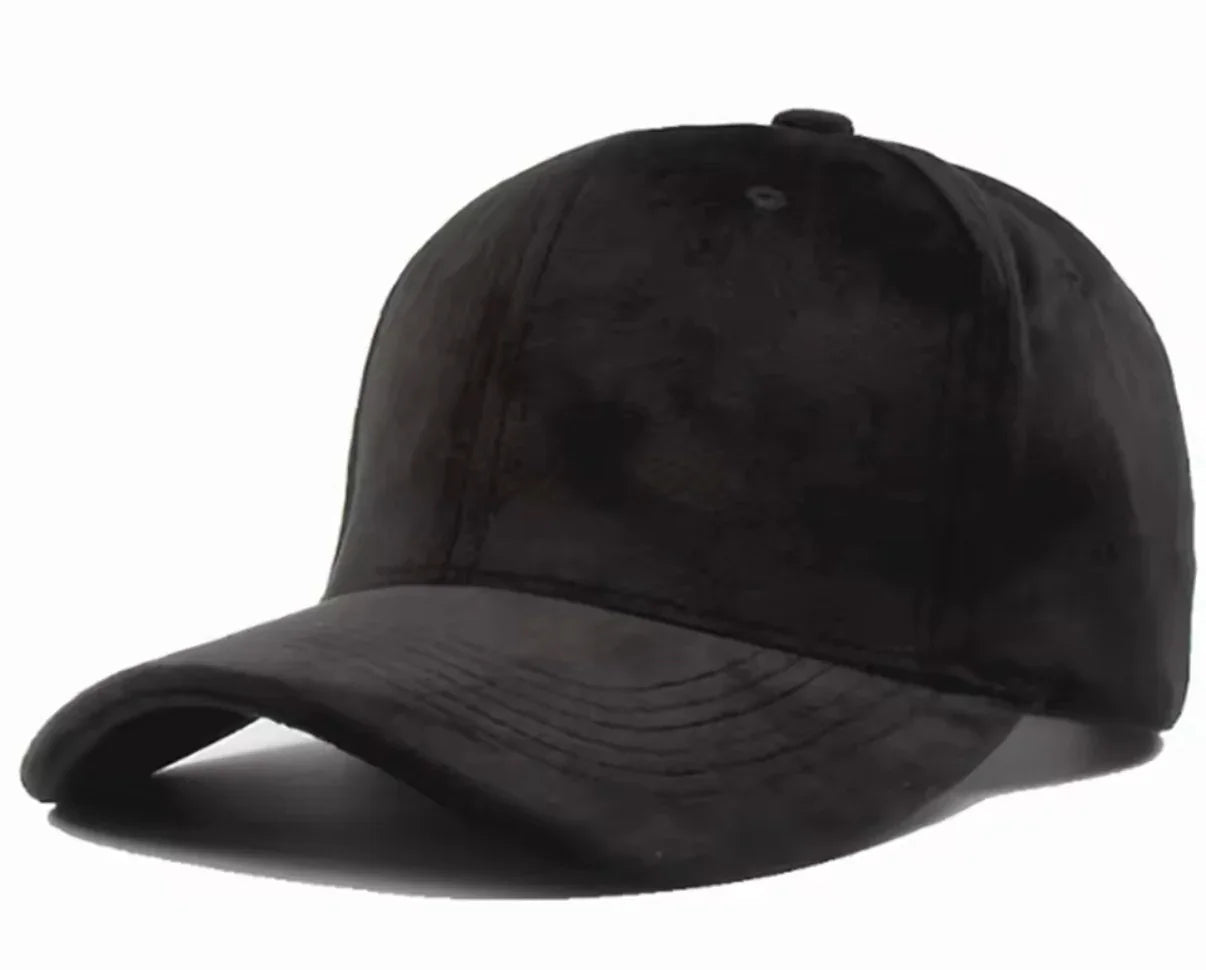 Genuine Suede Baseball Cap,Adjustable Suede Cap,Suede Hat,Unisex cap,Woman Suede Hat,Man Suede Baseball Cap, - Accessorizmee