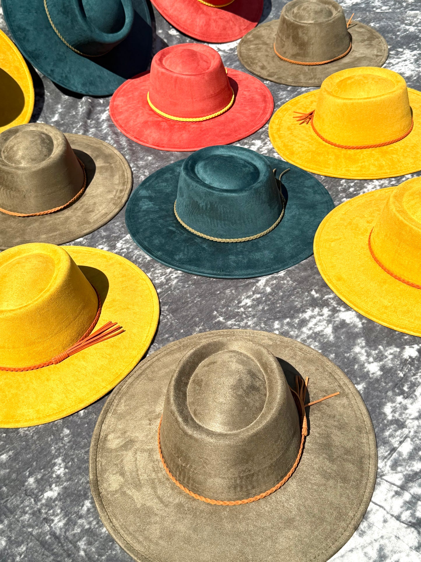 Flat Boater widebrim Vegan Fedora Hat