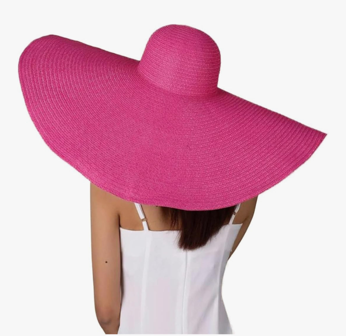 Jumbo floppy Beach hat- pink - Accessorizmee
