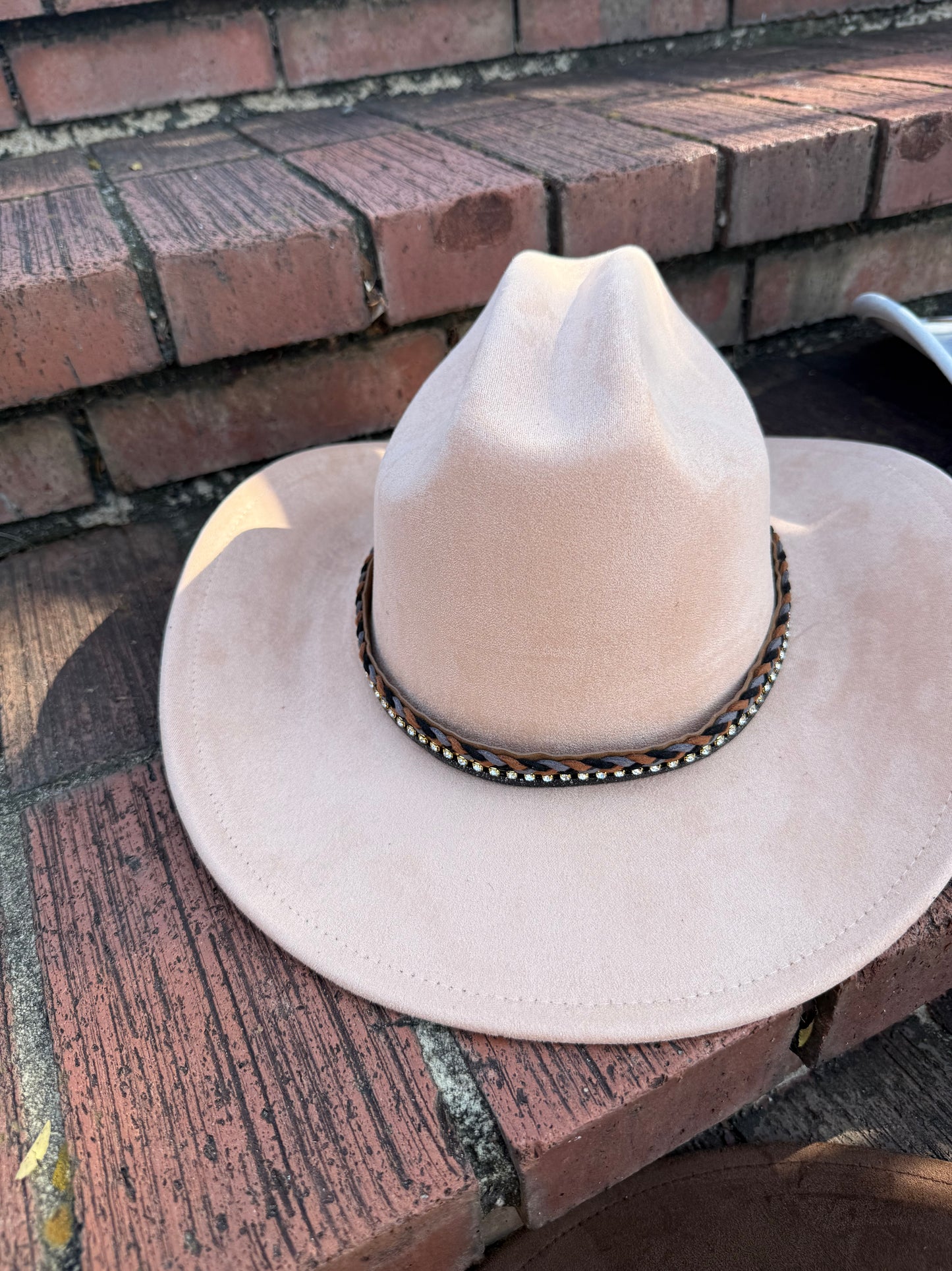 Premium Retro Suede pinched Cowboy Hat